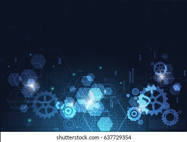 Abstract technology concept. vector illustration background