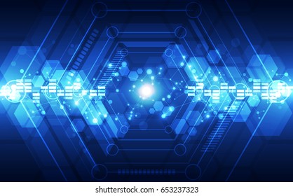 Abstract technology concept. vector illustration background