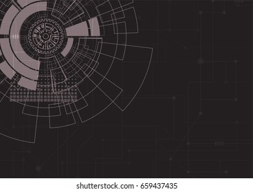 Abstract technology concept. vector illustration background