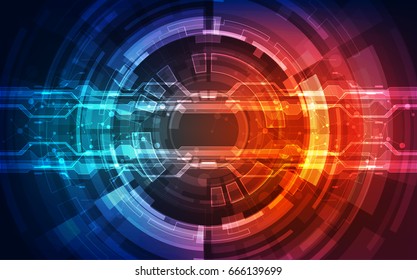 Abstract technology concept. vector illustration background