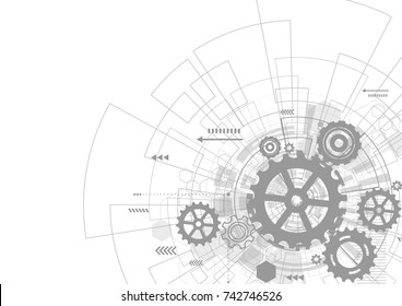 Abstract technology concept. vector illustration background