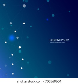 Abstract technology connect vector. Glow connect.