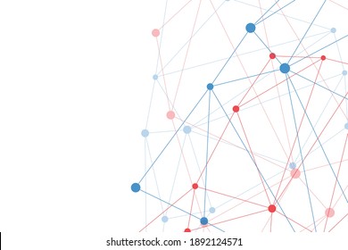 Resumen del fondo de la conexión de la tecnología. Ilustración vectorial