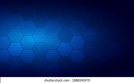 Abstract technology connection science background. polygonal space with internet network connection digital data, communication,science and futuristic. vector illustration design.