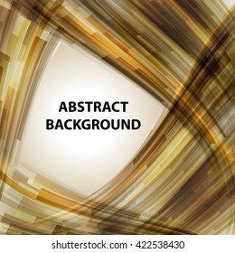 Abstract technology contour objects. Financial business presentation. Light futuristic concept, digital light brown. Vector modern background