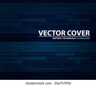 Abstract technology contour objects.Financial business presentation. Light futuristic concept, digital light and dark  blue. Vector modern background