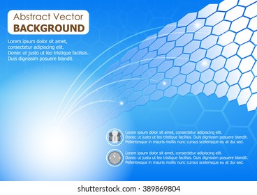 Abstract technology and corporation concept, Vector Size A4