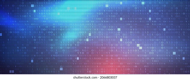 Abstract Technology Dark Background with Locks. Cyber Attack and Data Breach Concept