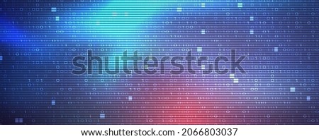 Abstract Technology Dark Background with Locks. Cyber Attack and Data Breach Concept