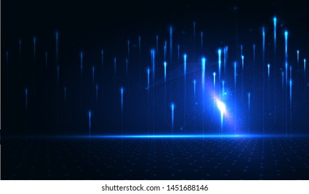 Abstract technology data visualization background.  network futuristic wireframe. artificial intelligence. cyber security. visual information complexity. Intricate data threads plot. 