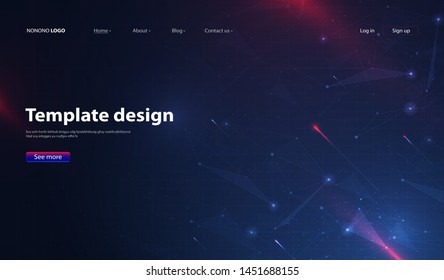 Abstract technology data visualization background.  network futuristic wireframe. artificial intelligence. cyber security. visual information complexity. Intricate data threads plot. 