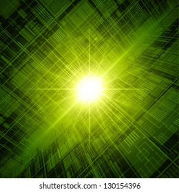 Abstract technology database vector background
