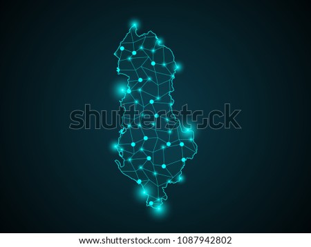 abstract technology digital backgrounds albania map world stock digital backgrounds free