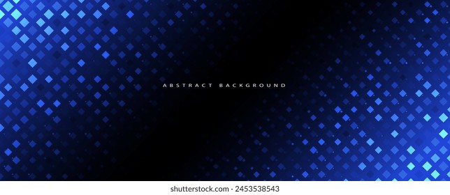 Abstract Technology Digital Circles of Particles. Futuristic Background. Big Data Visualization. Cyber Concept. Vector Art.