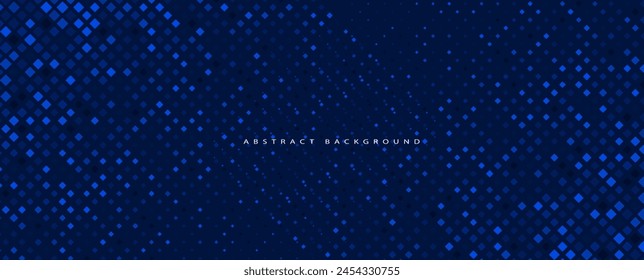 Abstract Technology Digital Circles of Particles. Futuristic Background. Big Data Visualization. Cyber Concept. Vector Art.