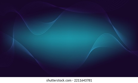 Abstract technology digital futuristic concept glowing blue  on dark background. Vector graphic illustration.