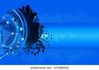 Abstract technology digital hi tech, vector