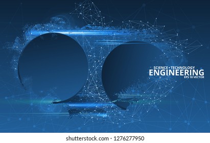 Abstract technology digital hi tech