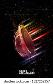 Abstract technology digital hi tech