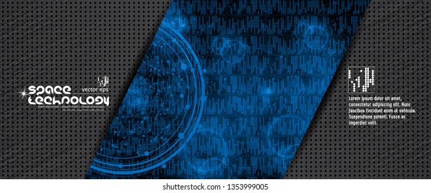 Abstract technology digital hi tech concept ready for banner background