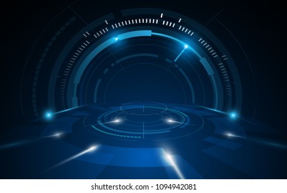 abstract technology digital innovative concept background eps 10 vector