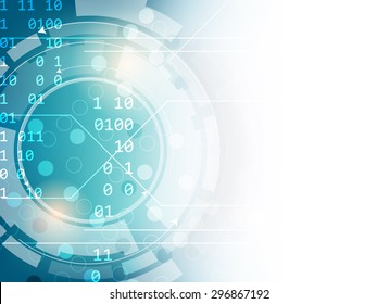 Abstract technology digital vector background with place for your content or creative editing