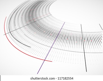 Fundo dinâmico de tecnologia abstrata