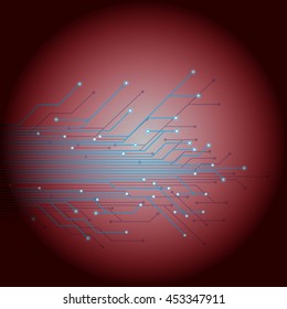 Abstract Technology Electrical circuit Board background