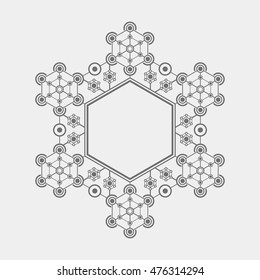 Abstract technology element , communication , science