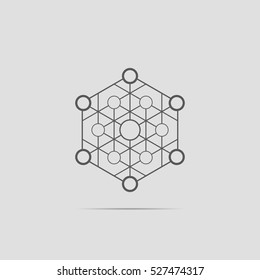 Abstract technology element.Communication element.Science .