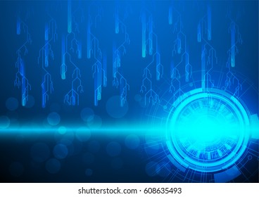 Abstract technology energy vector concept