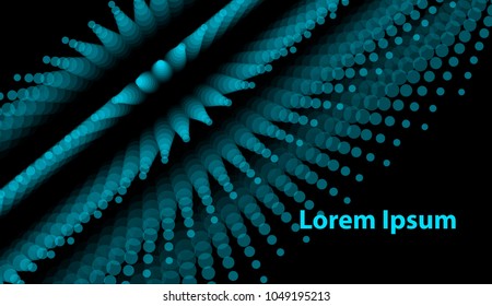 Tecnologia abstrata e fundo de engenharia com elementos orgânicos originais. Ilustração vetorial