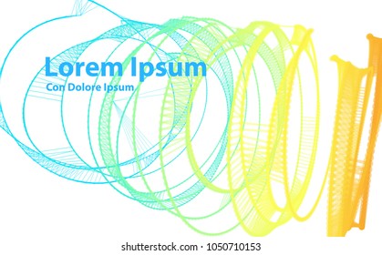 Abstract technology and engineering background with original organic elements. Vector illustration