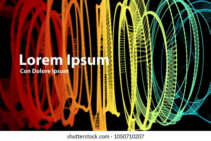 Abstract technology and engineering background with original organic elements. Vector illustration