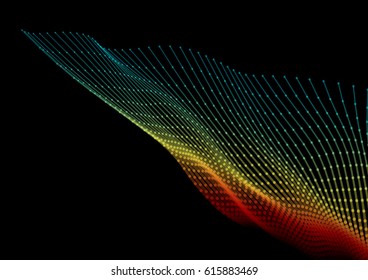 Abstract technology and engineering background with original organic elements. Vector illustration
