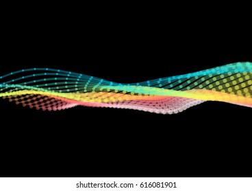 Abstract technology and engineering background with original organic elements. Vector illustration