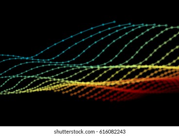 Abstract technology and engineering background with original organic elements. Vector illustration