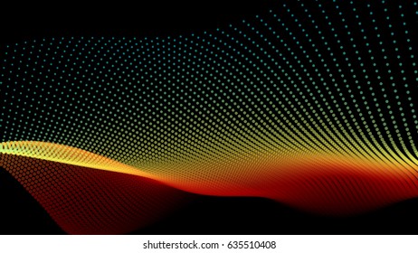 Abstract technology and engineering background with original organic elements. Vector illustration