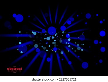 Abstract technology flowing lines background, smooth particle wave, big data computer design concept wallpaper, Banner for business, science and technology. Vector EPS 