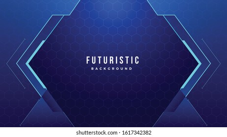Abstract Technology Futuristic Background Design