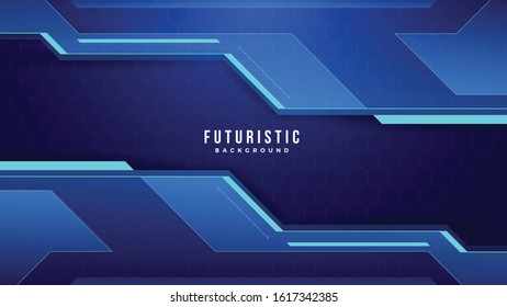 Abstract Technology Futuristic Background Design