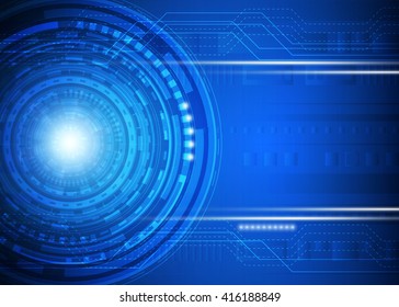 Abstract technology futuristic background. Vector illustration