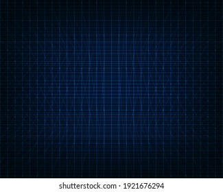 Abstract technology futuristic concept glowing blue line grid background and texture. Vector illustration
