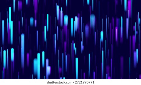 Patrón de concepto digital futurista de Tecnología Abstractas con círculos brillantes de iluminación sobre fondo azul oscuro. Antecedentes de la presentación de investigación de alta tecnología o Ciencia. Ilustración vectorial.