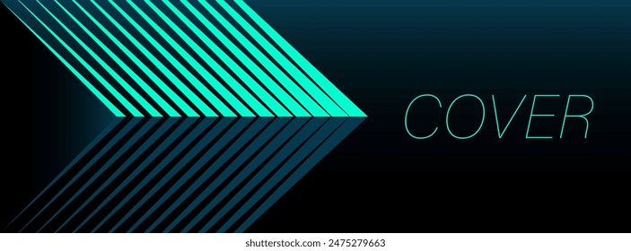 Abstract technology futuristic glowing neon, cover design, vector illustration
