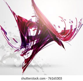 Abstract technology futuristic high-tech design for unusual fabulous backgrounds. Vector eps 10.