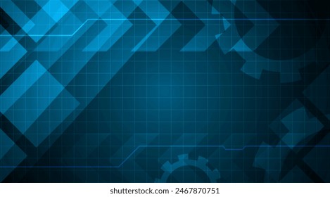 Abstract technology futuristic hud background design.