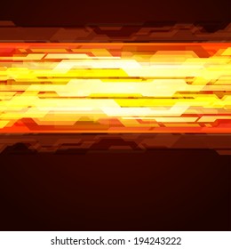 Abstract technology futuristic lines vector background 