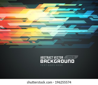 Abstract technology futuristic lines vector background 