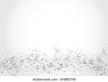 Abstract technology futuristic network